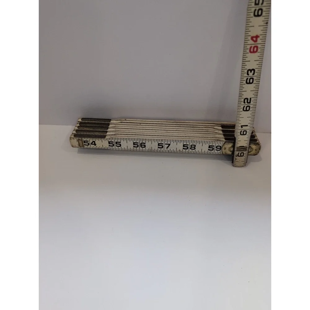 LUFKIN 966 USA MADE WOODEN FOLDING RULER 6 Ft 72